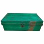 Valigia decorativa Alexandra House Living Verde Ferro Stile artigianale 40 x 25 x 76 cm