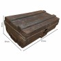 Valigia decorativa Alexandra House Living Marrone Ferro Stile artigianale 30 x 19 x 53 cm