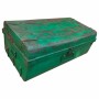 Valigia decorativa Alexandra House Living Verde Ferro Stile artigianale 42 x 31 x 76 cm