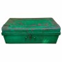 Valigia decorativa Alexandra House Living Verde Ferro Stile artigianale 42 x 31 x 76 cm