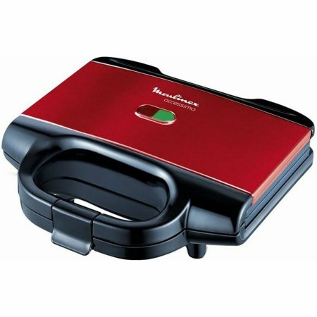 Piastra Grill Elettrica Moulinex SM180811 Nero Rosso Nero/Rosso 650 W