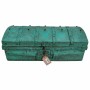 Valigia decorativa Alexandra House Living Verde Ferro Stile artigianale 35 x 27 x 66 cm