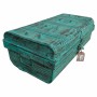 Valigia decorativa Alexandra House Living Verde Ferro Stile artigianale 33 x 23 x 61 cm