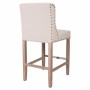 Sgabello Alexandra House Living Beige Legno d'albero della gomma 58 x 104 x 48 cm