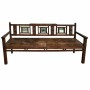 Panca Alexandra House Living Marrone Legno Riciclato 58 x 95 x 183 cm