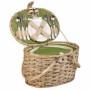 Cestino da Picnic Alexandra House Living Grigio Naturale vimini