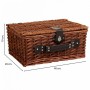 Cestino da Picnic Alexandra House Living Marrone vimini