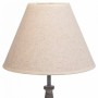 Lampada da tavolo Alexandra House Living Bianco Grigio Metallo Stoffa 220-240 V 23 x 49 x 23 cm