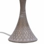 Lampada da tavolo Alexandra House Living Bianco Grigio Metallo Stoffa 220-240 V 23 x 38 x 23 cm