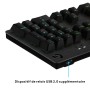 Tastiera Bluetooth con Supporto per Tablet Logitech G513 CARBON LIGHTSYNC RGB Mechanical Gaming Keyboard, GX Brown Francese AZER