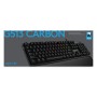 Tastiera Bluetooth con Supporto per Tablet Logitech G513 CARBON LIGHTSYNC RGB Mechanical Gaming Keyboard, GX Brown Francese AZER