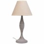 Lampada da tavolo Alexandra House Living Bianco Grigio Metallo Stoffa 220-240 V 23 x 46 x 23 cm