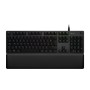 Tastiera Bluetooth con Supporto per Tablet Logitech G513 CARBON LIGHTSYNC RGB Mechanical Gaming Keyboard, GX Brown Francese AZER