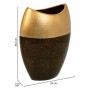 Vaso Alexandra House Living Oro Ceramica 13 x 29 x 24 cm