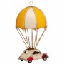 Statua Decorativa Alexandra House Living Giallo Ferro ABS Palloncino Macchina Paracadute 17 x 31 x 18 cm