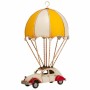 Statua Decorativa Alexandra House Living Giallo Ferro ABS Palloncino Macchina Paracadute 17 x 31 x 18 cm