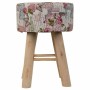 Sgabello Alexandra House Living Rosa Bambù Pino Spugna Legno MDF 32 x 44 x 32 cm