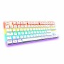 Tastiera per Giochi The G-Lab Mercury AZERTY Bianco