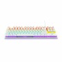 Tastiera per Giochi The G-Lab Mercury AZERTY Bianco