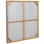 Quadro Alexandra House Living Tela Legno di abete 80 x 3 x 80 cm