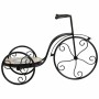 Supporto per Vaso Alexandra House Living Nero Ferro Piastrella Bicicletta 23 x 36 x 53 cm