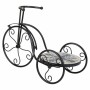 Supporto per Vaso Alexandra House Living Nero Ferro Piastrella Bicicletta 23 x 36 x 53 cm