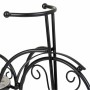 Supporto per Vaso Alexandra House Living Nero Ferro Piastrella Bicicletta 23 x 36 x 53 cm