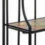 Scaffale Alexandra House Living Nero Ferro Piastrella 27 x 133 x 57 cm