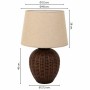 Lampada da tavolo Alexandra House Living Marrone Poliresina 220-240 V 27 x 40 x 27 cm