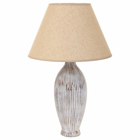 Lampada da tavolo Alexandra House Living Bianco Poliresina 220-240 V 18 x 49 x 18 cm