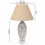 Lampada da tavolo Alexandra House Living Bianco Poliresina 220-240 V 18 x 49 x 18 cm