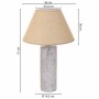 Lampada da tavolo Alexandra House Living Argento Poliresina 220-240 V 14 x 51 x 14 cm