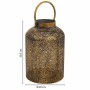 Portacandele Alexandra House Living Oro Vetro Ferro 20 x 30 x 20 cm