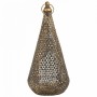 Portacandele Alexandra House Living Oro Vetro Ferro 19 x 43 x 19 cm