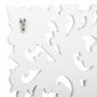 Decorazione da Parete Alexandra House Living Bianco Legno di abete Legno MDF 1 x 56 x 56 cm