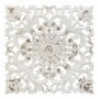 Decorazione da Parete Alexandra House Living Bianco Legno di abete Legno MDF 1 x 56 x 56 cm