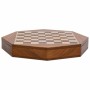 Scacchi Alexandra House Living Marrone Legno di acacia 22 x 5 x 22 cm Magnetico