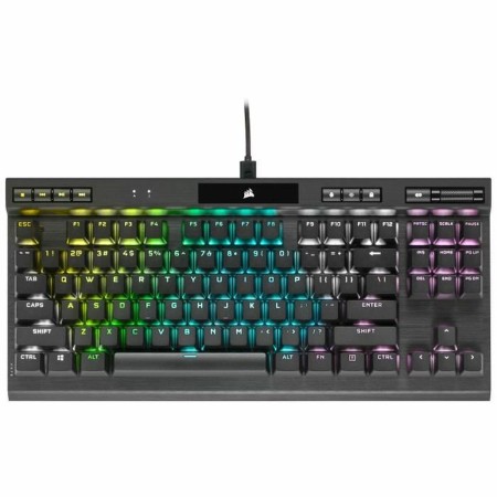 Tastiera Bluetooth con Supporto per Tablet Corsair K70 RGB TKL Nero Francese AZERTY