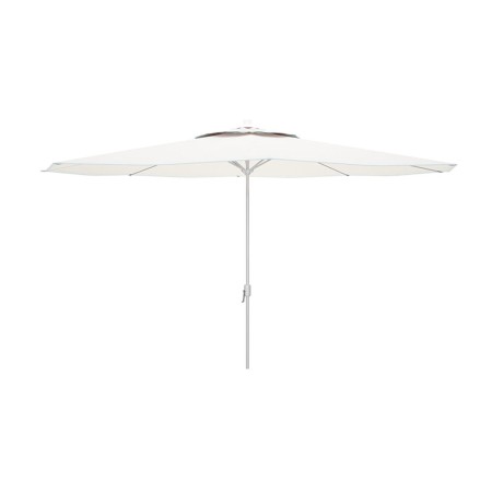 Marbueno Ombrellone Acciaio 8 Stecche D270 cm Poliestere Bianco Giardino, Piscina e Terrazza 10187