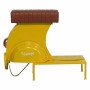 Sgabello Alexandra House Living Giallo PVC Pelle Ferro 50 x 75 x 95 cm Moto