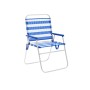 Sedia Pieghevole Marbueno Righe Azzurro Bianco 52 x 80 x 56 cm