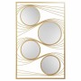 Specchio da parete Alexandra House Living Oro Metallo Ferro Specchio 2 x 96 x 61 cm