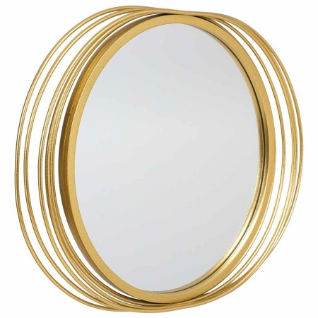 Specchio da parete Alexandra House Living Oro Metallo Ferro Specchio 4 x 49 x 66 cm