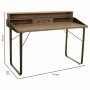 Scrivania Alexandra House Living Marrone Legno Ferro Lamiera Legno di abete 60 x 95 x 130 cm