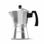 Cafettiera Italiana Taurus KCP9009 9T MINI MOKA Argentato Alluminio (9 Tazze)