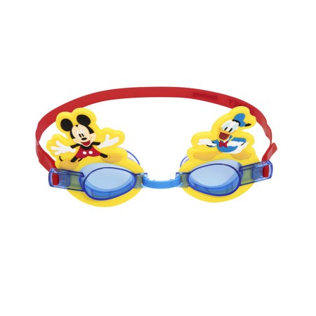 Bestway Occhiali da Nuoto per Bambini in Silicone Mickey & Friends +3 Anni Piscina 09110