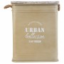 Cesto per i Panni Sporchi Alexandra House Living Urban Beige Canapa Metallo Legno di abete