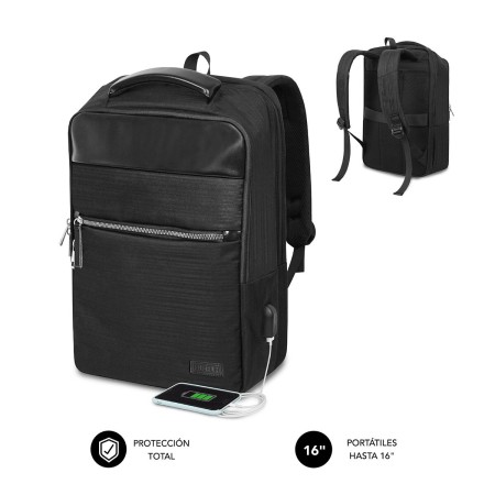 Zaino per Portatile Subblim Business V2 Nero