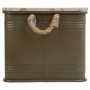 Baule Alexandra House Living Urban Verde Canapa Metallo Legno di abete 38 x 60 x 33 cm