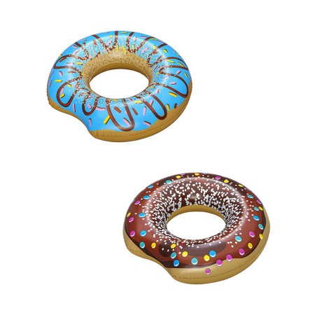 Bestway Galleggiante Gonfiabile Donut Colore Assortito D107cm +12 Anni Spiaggia e Piscina 36118